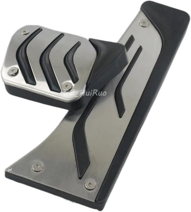 BMW X5 X6 F15 F16 E70 E71 E72 Accelerator Brake Footrest Pedal Pad Stainless Steel 3PCS Set - Image 5